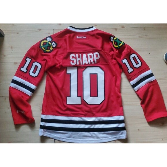 Chicago Blackhawks Jersey #10 Patrick Sharp Reebok Womens Small Red Sewn Classic - Picture 6 of 7